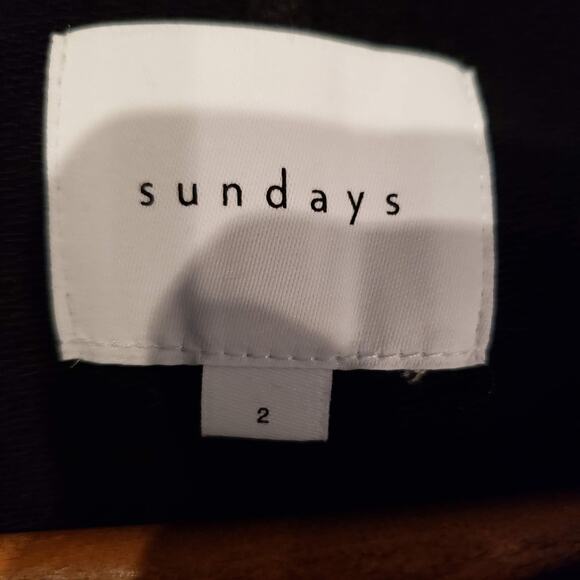 Sundays Knit Dress Sheath Loose Fit Black- 2 - Picture 4 of 6